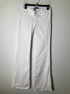 M.i.H Jeans White High Rise Kick Denim Sz 26